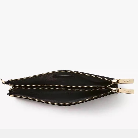 Kate Spade Madison Double Zip Wristlet Wallet Phone Case 
Black 
NWT - Picture 5 of 16
